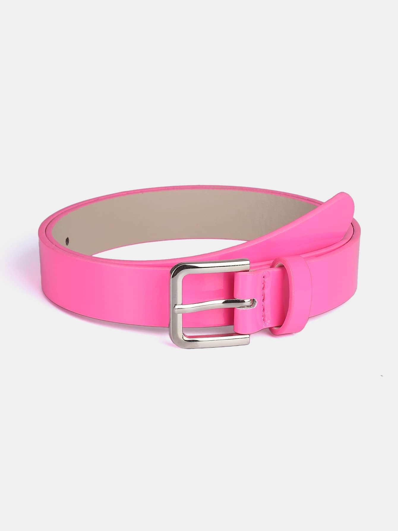 Tapata Women's Multipurpose Fashionable Multicolor Pu Belt With Gold Square Buckle For Daily Wear Casual