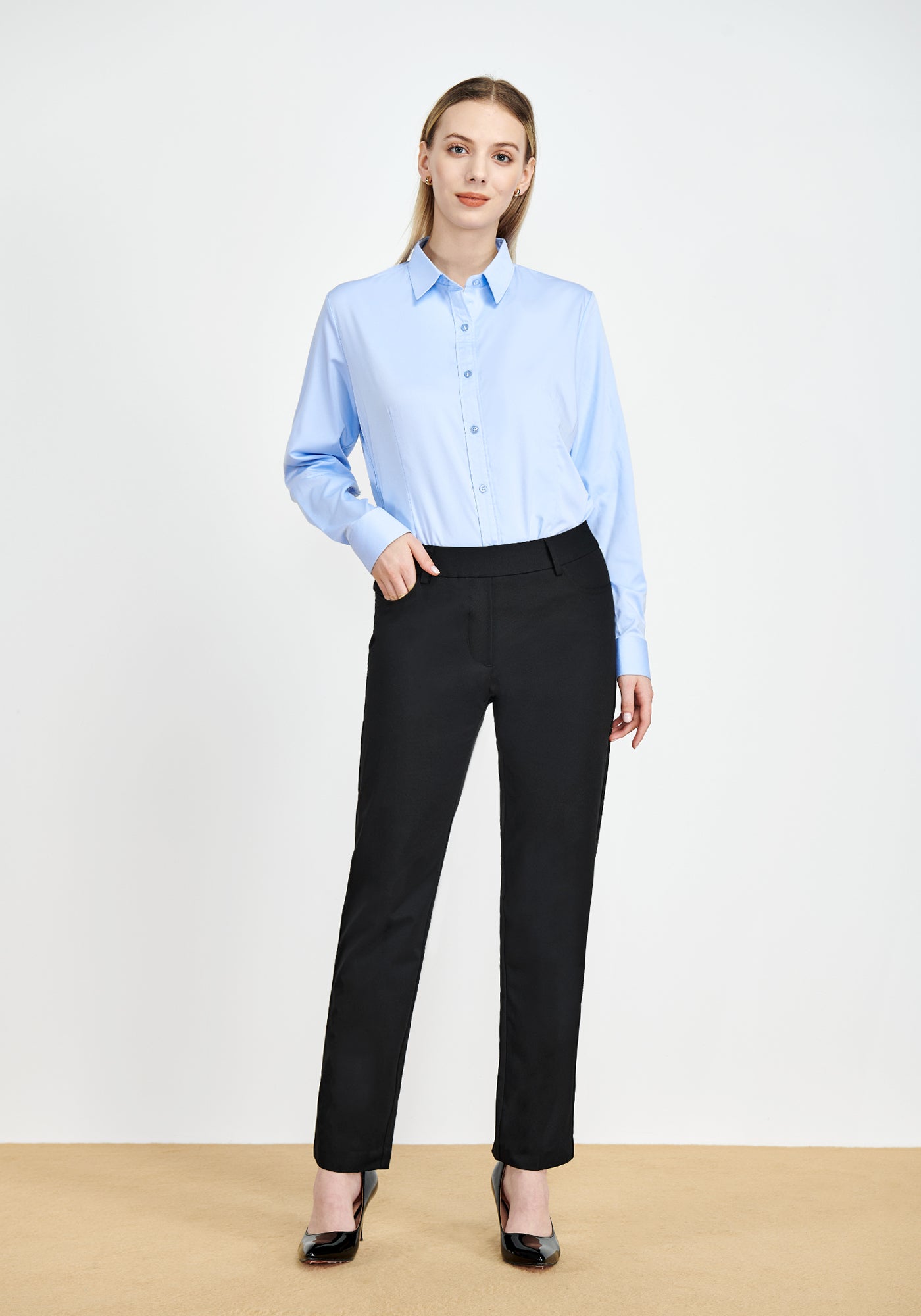 Straight-Leg Dress Pants - Jean Style