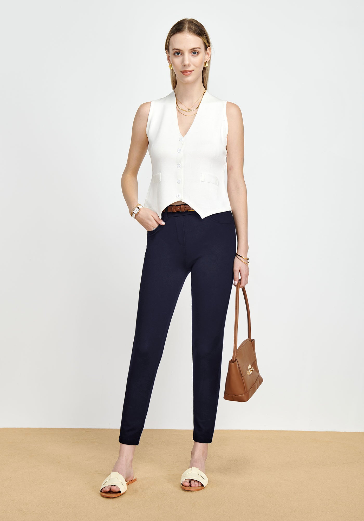 Skinny-Leg Dress Pants - Jean Style