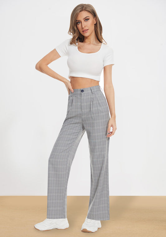 Casual Wide-Leg Pants
