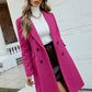 Tapata Double Breasted Lapel Collar Overcoat
