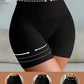 Tapata Solid Color High Waist Hip Lifting Tummy Control Body Shaping Shorts
