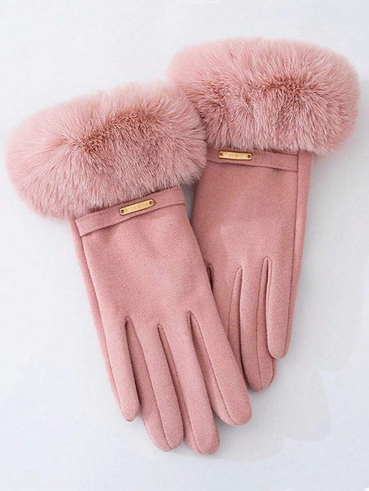Tapata Women's Touchscreen Gloves, Waterproof With Soft Warm Woolen Lining, Outdoor Winter Gloves