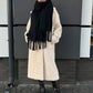 Tapata Women New Plush Tassel Scarf Warm Oversized Shawl, Comfortable For Outdoor Windproof Wear, Simple Versatile Daily Use In Autumn/Winter