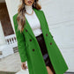 Tapata Double Breasted Lapel Collar Overcoat