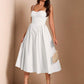 Tapata BAE Elegant Women Spaghetti Strap Long Puffy Dress, Fall Party & Club Wear,Summer Dresses,Sun Dress Spring Clothes