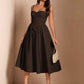 Tapata BAE Elegant Women Spaghetti Strap Long Puffy Dress, Fall Party & Club Wear,Summer Dresses,Sun Dress Spring Clothes