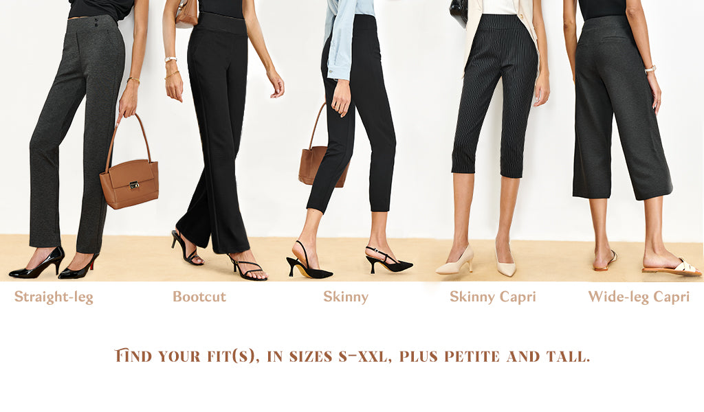 Skinny-Leg Dress Pants - Jean Style – TAPATA SHOP