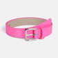 Tapata Women's Multipurpose Fashionable Multicolor Pu Belt With Gold Square Buckle For Daily Wear Casual